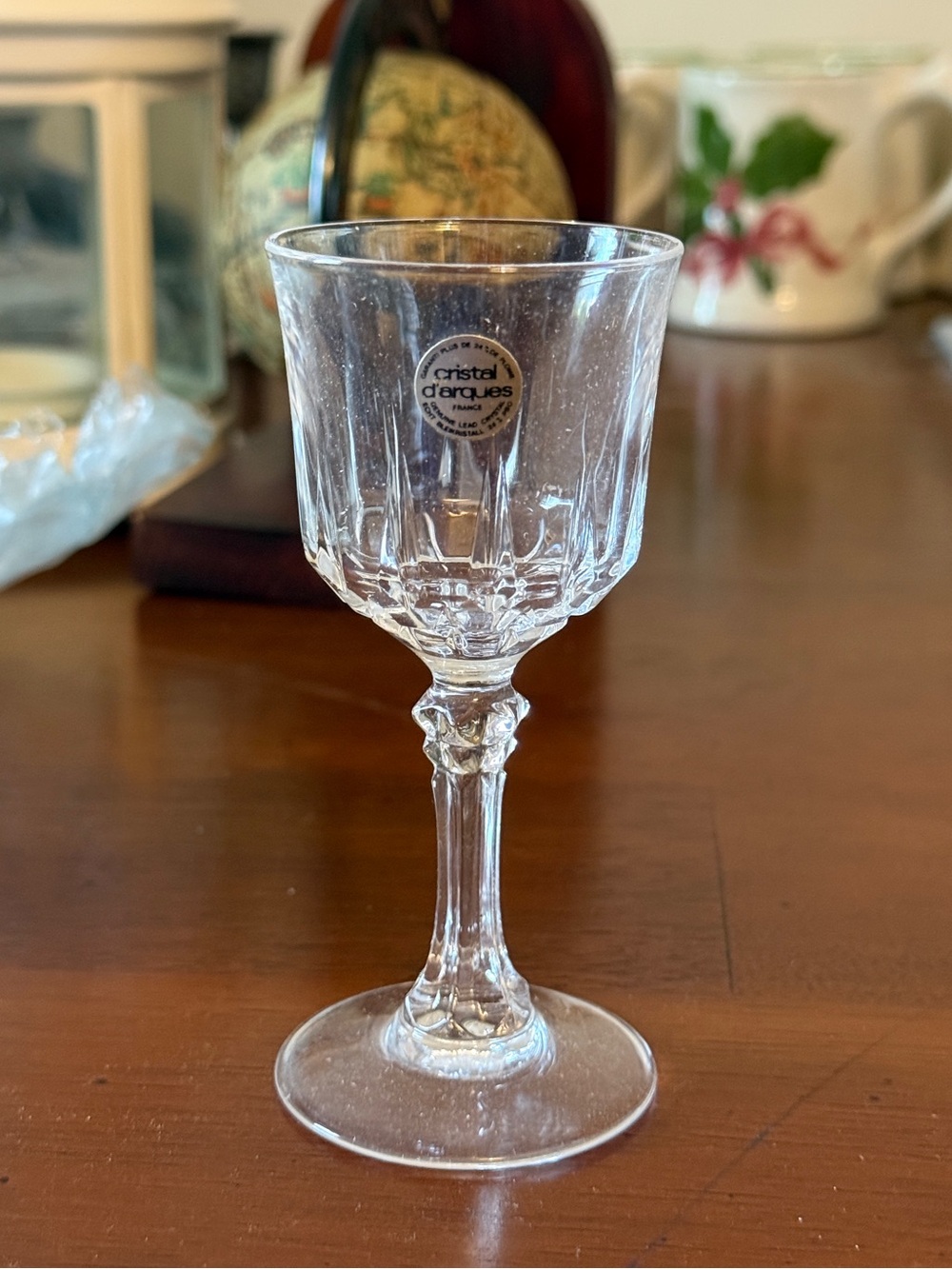 Set of 6 Vintage Cordials Avignon by Cristal D'Arques-Durand France Crystal